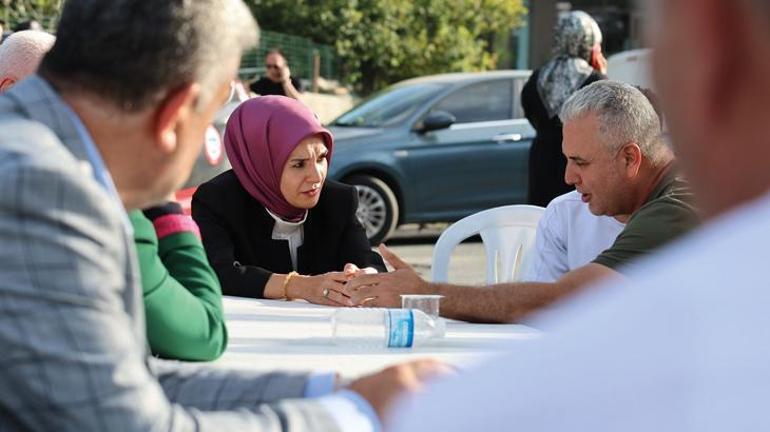 Bakan Göktaştan, Semih Çelik tarafından öldürülen Ayşenur Halil ve İkbal Uzunerin ailelerine taziye ziyareti