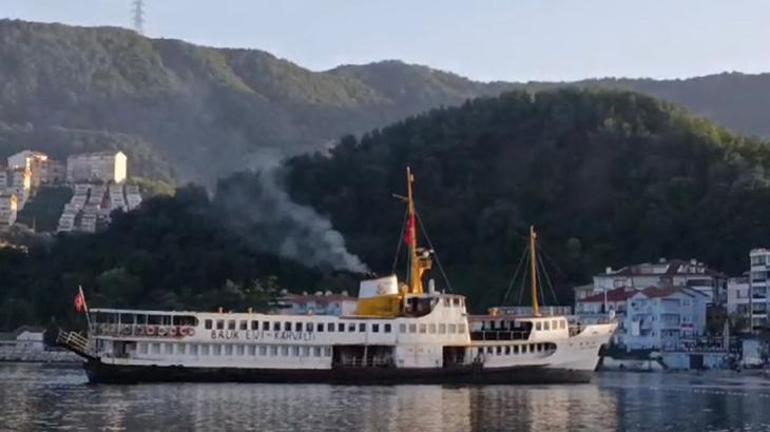 Amasrada restoran vapur karaya oturdu O anlar anbean kaydedildi