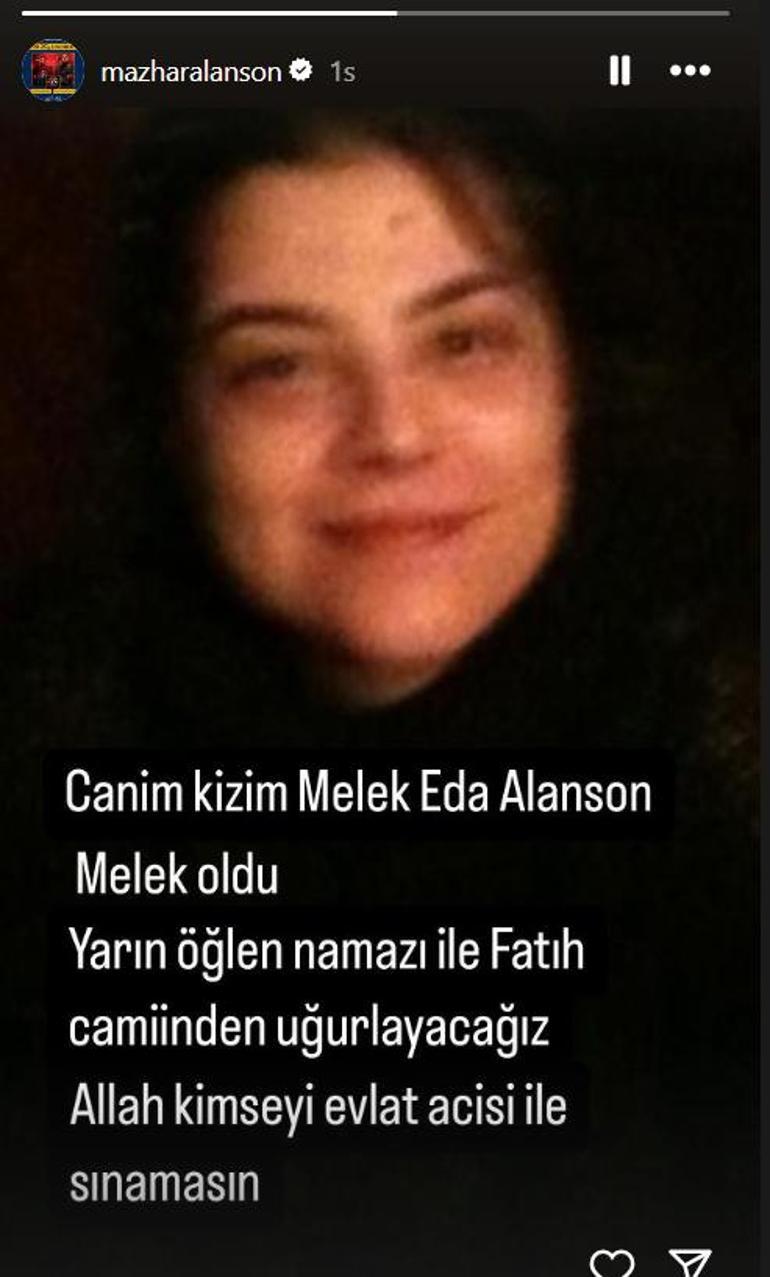 Mazhar Alansondan kızı Eda Alansonun vefatıyla ilgili açıklama Allah kimseyi sınamasın