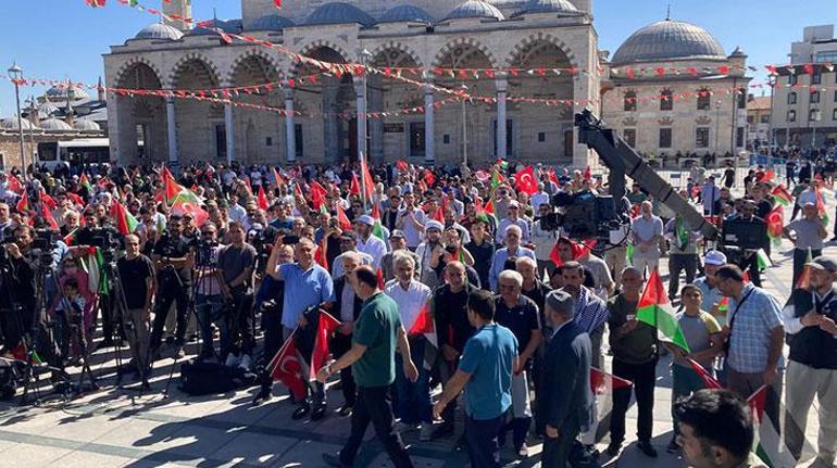 Türkiye Gazze için meydanlarda Bilal Erdoğan: Türkiye olarak güçlü olmak zorundayız