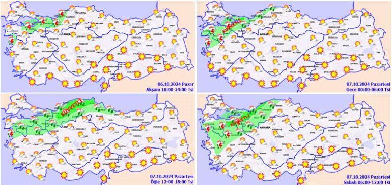 Meteoroloji uyarmıştı Aniden bastıran yağmur zor anlar yaşattı