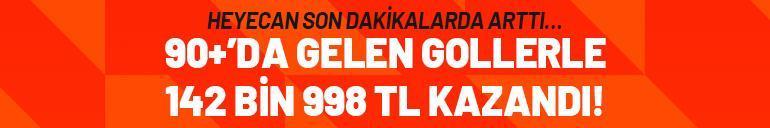 Heyecan son dakikalarda arttı… 90+’da gelen gollerle 142 bin 998 TL kazandı