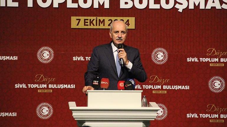 Meclis Başkanı Kurtulmuş: İsrail bölgeyi ateş çukuruna çevirdi