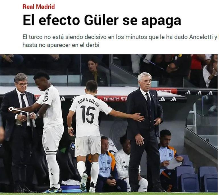 Fenerbahçede Mourinhodan Arda Güler için Real Madride telefon