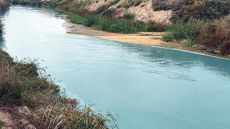 Çorlu Deresi kirlilikten renk değiştirdi Ağır kokular yayıldı