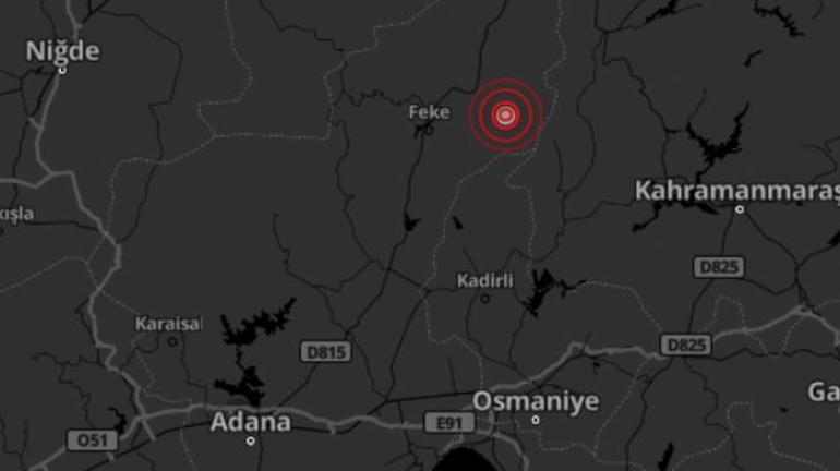 SON DAKİKA AFAD duyurdu: Adanada 3.9 büyüklüğünde deprem