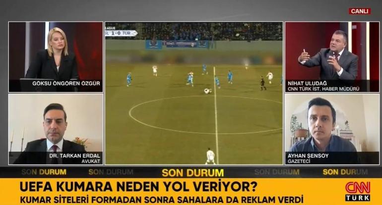 İzlanda-Türkiye maçında kumar sitesi reklamı Tepki çeken reklama UEFA neden dur demedi