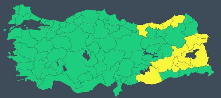 Son dakika… Meteoroloji yarın için uyardı Sıcaklık 12 derece düşecek, 4 kentte kar alarmı