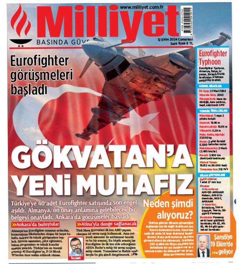 ‘EurofIghter’da Ege şartı yok’