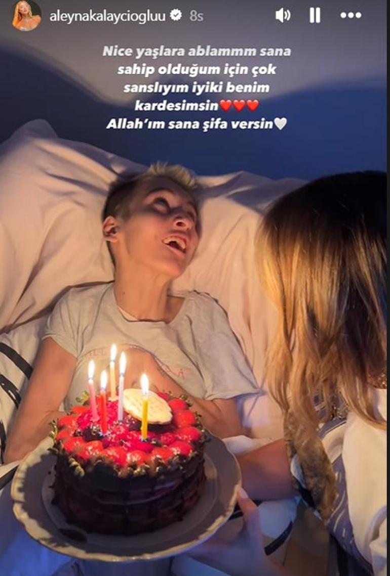 Survivor Aleyna Kalaycıoğlu kardeşi Cansunun doğum gününü kutladı İyi ki benim kardeşimsin