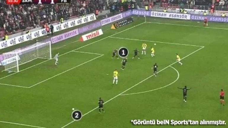 Samsunspor - Fenerbahçe maçında son gol öncesi faul var mı Eski hakemden olay yorum