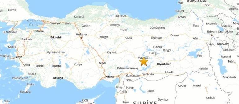 Adıyamanda 3,5lik korkutan deprem AFAD son dakika duyurdu