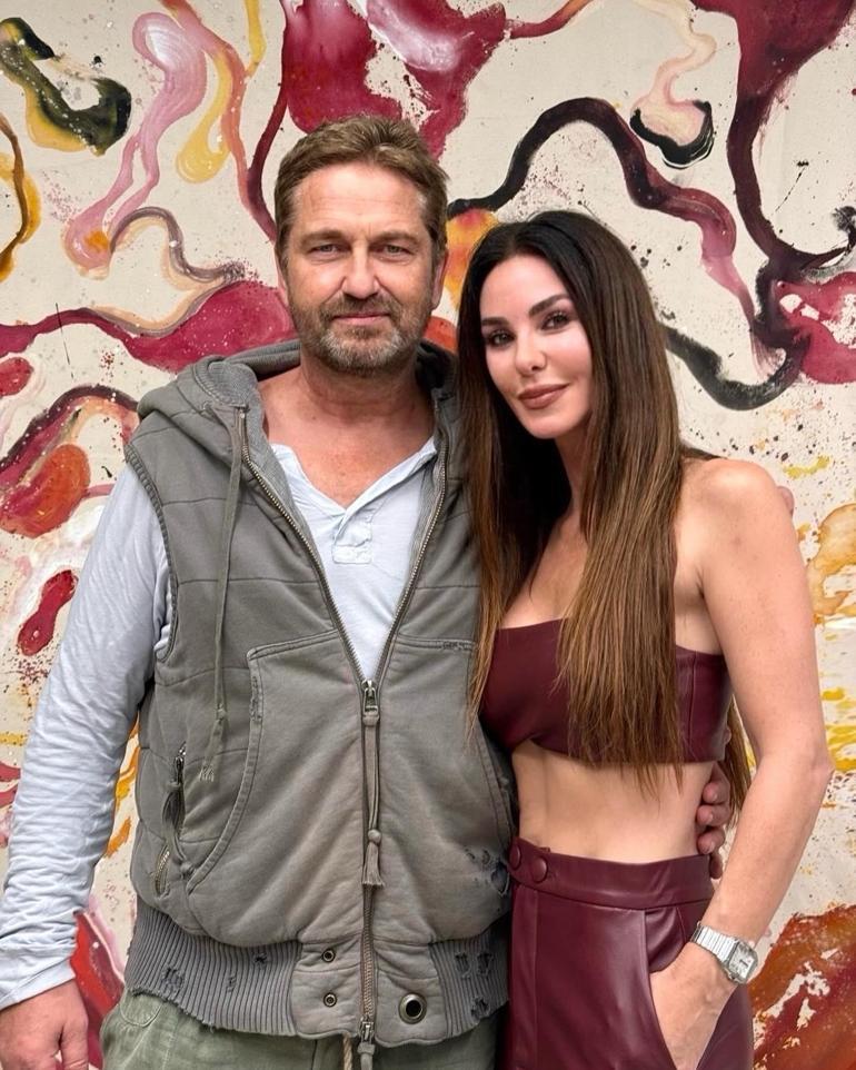 Defne Samyeli dünyaca ünlü oyuncu Gerard Butler ile New Yorkta bir araya geldi