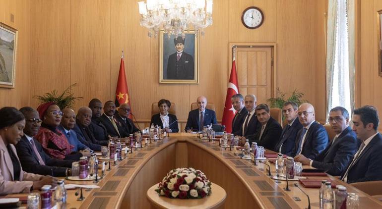 Kurtulmuş, Angola Meclis Başkanı Cerqueira ile görüştü