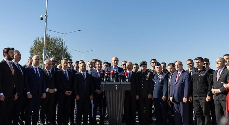 Cumhurbaşkanı Yardımcısı Yılmaz ve TBMM Başkanı Kurtulmuştan TUSAŞ açıklaması: Bu saldırı tesadüf değil