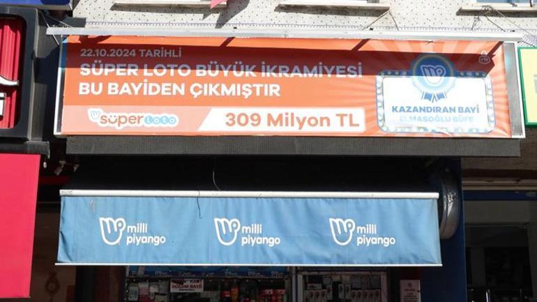 Süper Lotoda rekor ikramiye İstanbula çıktı 6 bilen bir kişi 309 milyon 155 bin 829 TL  kazandı