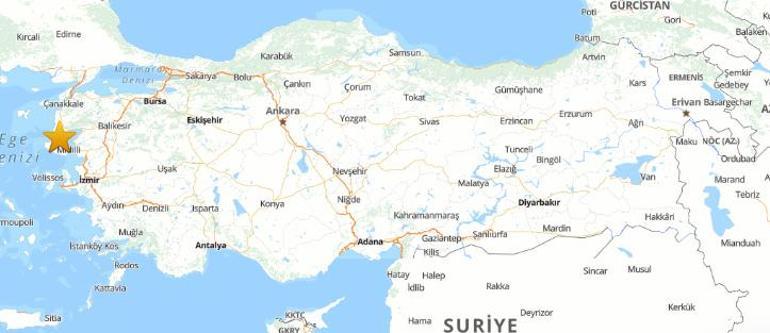 SON DAKİKA Çanakkalede 4.3 büyüklüğünde korkutan deprem AFAD duyurdu