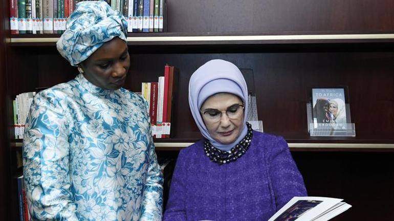 Emine Erdoğan, Senegal Cumhurbaşkanının eşi Marie Khone Fay ile görüştü