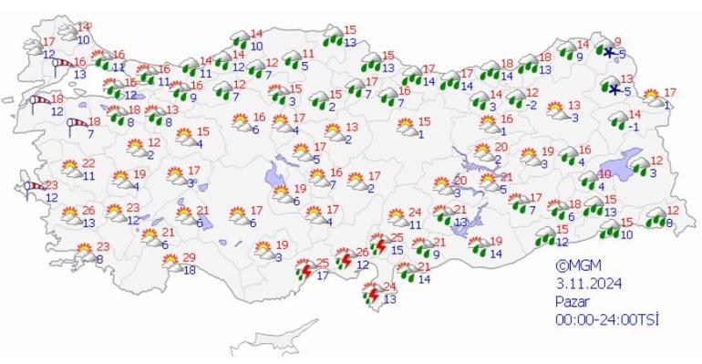 Kar, yağmur, fırtına... Meteorolojiden hava durumu uyarısı 7 ile dikkat