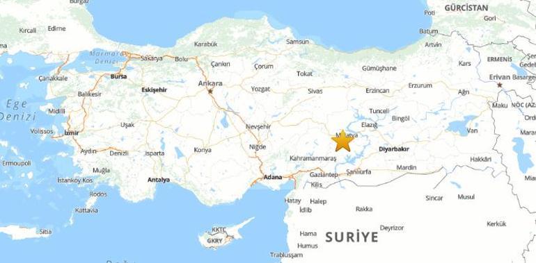 SON DAKİKA Malatyada 3.5 büyüklüğünde korkutan deprem AFAD duyurdu