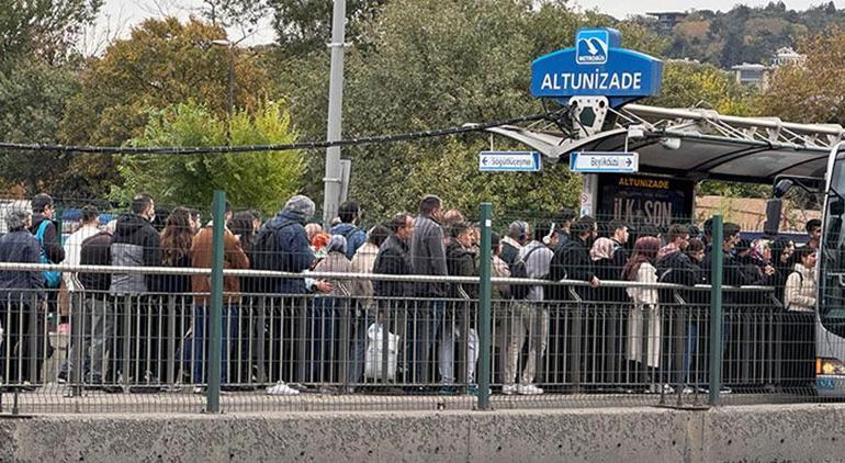 Üsküdar-Samandıra metro hattında arıza