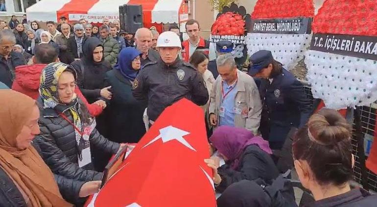 Trafik kazasında şehit olan polis Ogün Yürümez, son yolculuğuna uğurlandı