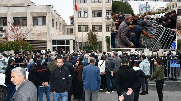 Batmanda kayyum atanan belediyede gerginlik Polis müdahale etti, gözaltılar var