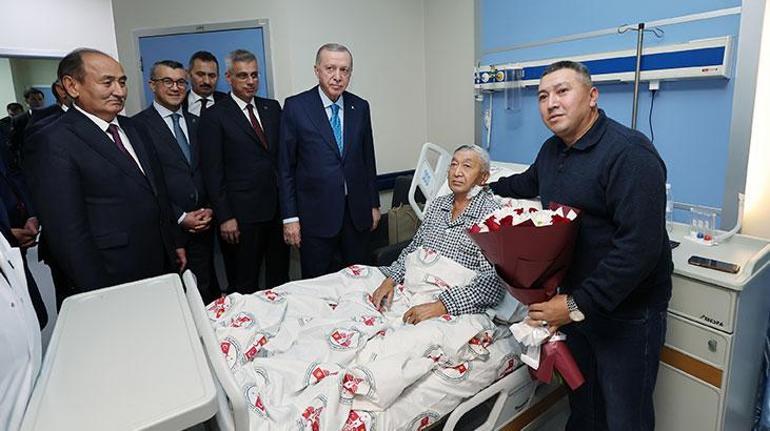 Cumhurbaşkanı Erdoğan, Bişkek Kırgız-Türk Dostluk Devlet Hastanesinin açılışını yaptı