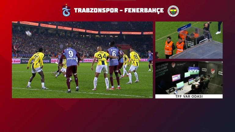 SON DAKİKA | TFF, Trabzonspor - Fenerbahçe maçının VAR kayıtlarını açıkladı