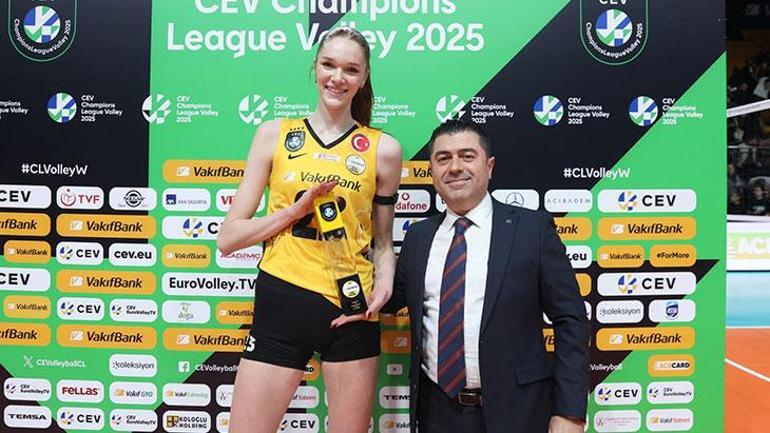 VakıfBankta Marina Markovadan Şampiyonlar Liginde resital