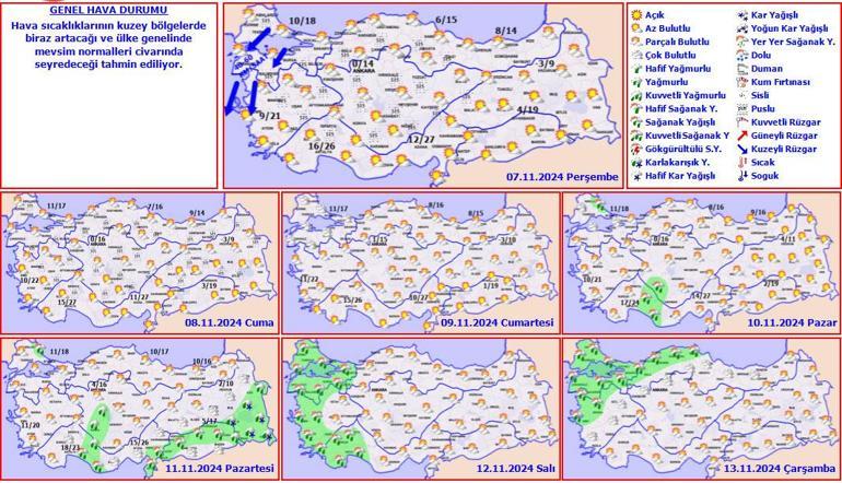 Son dakika... Meteoroloji saat ve gün verdi Sağanak, sis ve kar uyarısı