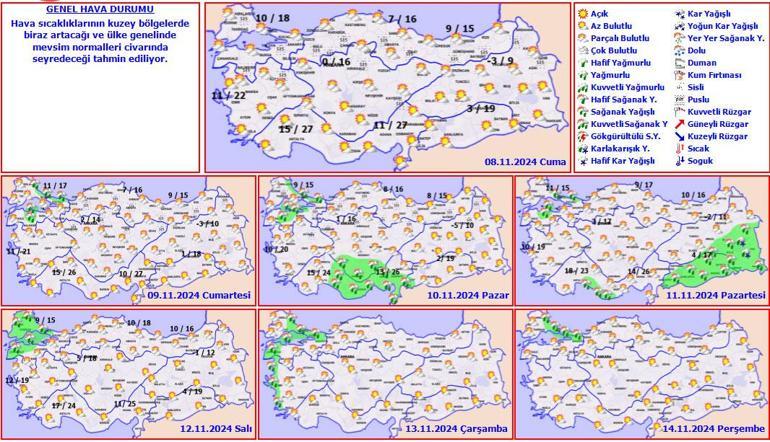 Son dakika... Meteoroloji saat ve gün verdi Sağanak, sis ve kar uyarısı