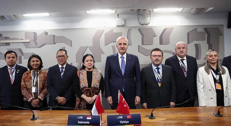 Meclis Başkanı Kurtulmuş, Endonezya Temsilciler Meclisi ile görüştü