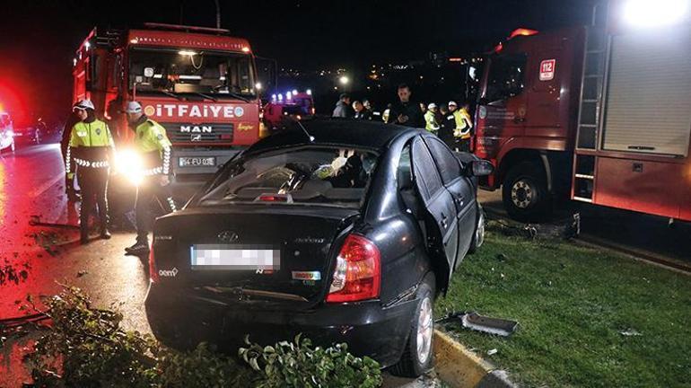 Sakaryada 4 araç birbirine girdi: 1 ölü, 3 yaralı