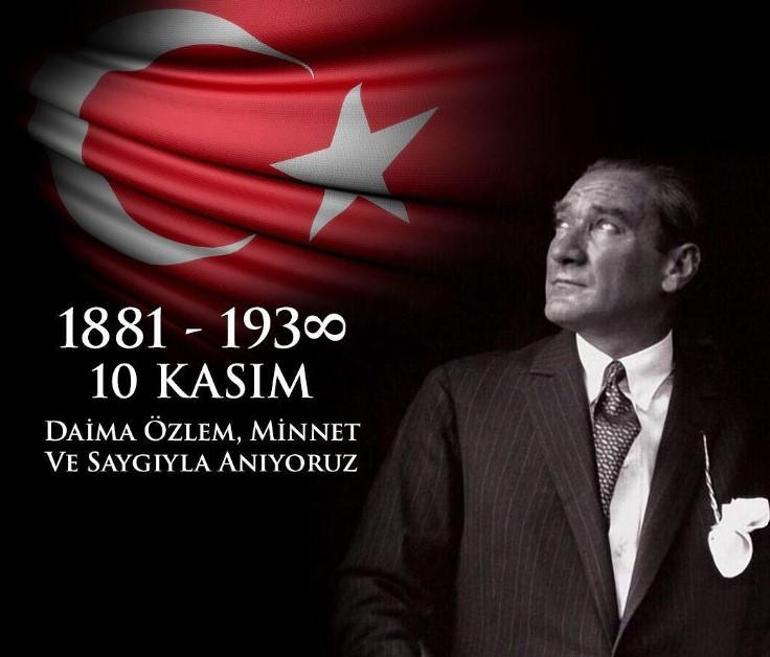 Mustafa Kemal Atatürkü andılar Ünlü isimlerden 10 Kasım paylaşımları