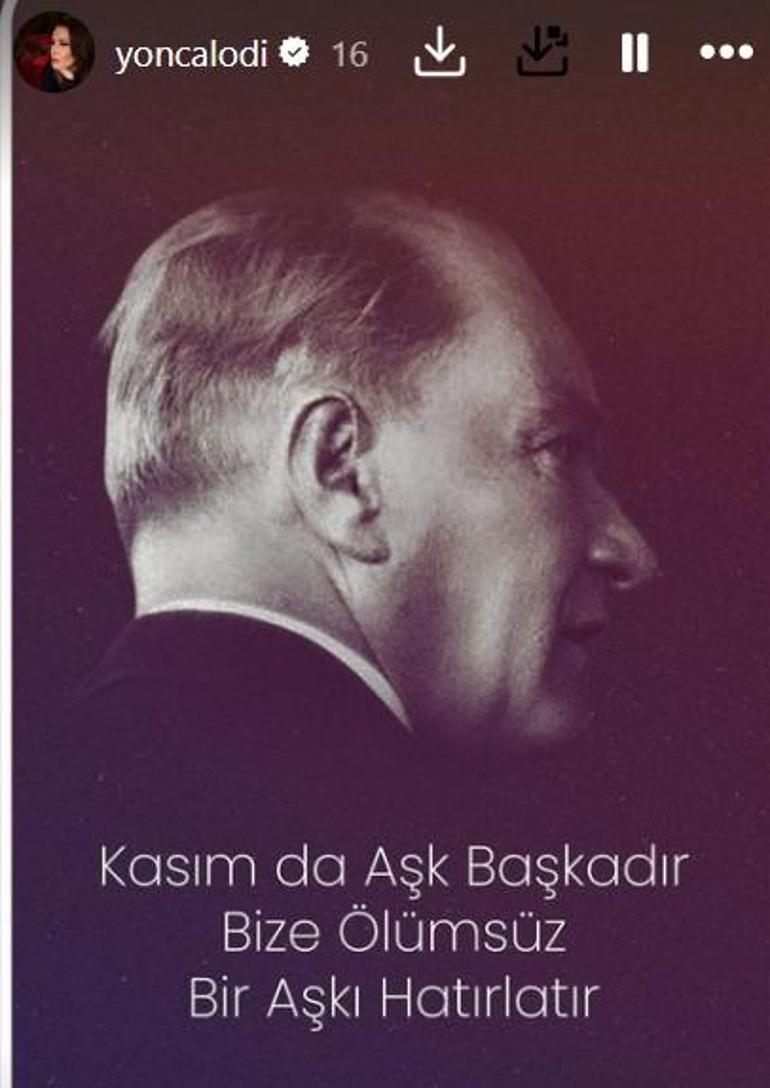 Mustafa Kemal Atatürkü andılar Ünlü isimlerden 10 Kasım paylaşımları