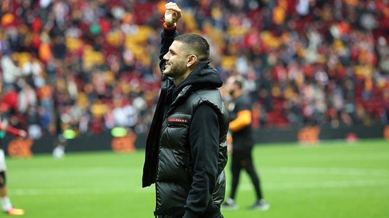 Galatasarayda Osimhenden Icardiye büyük jest Rams Parkta duygusal anlar