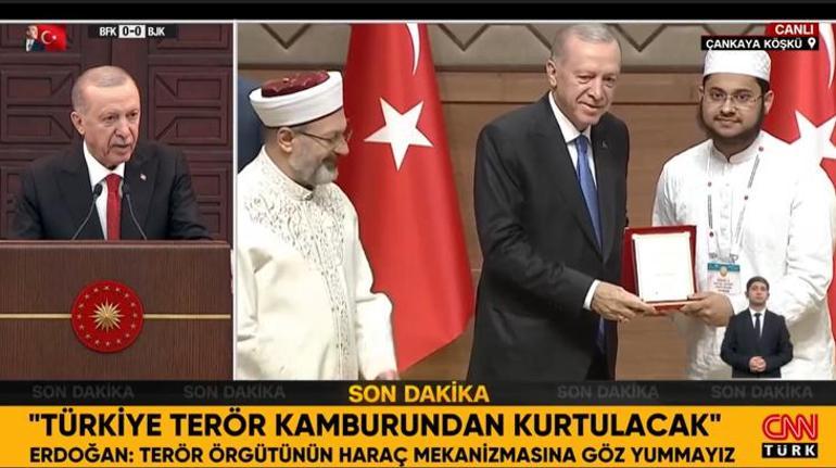 Cumhurbaşkanı Erdoğan: Türkiyenin geleceğinde terör destekli siyasete yer yok