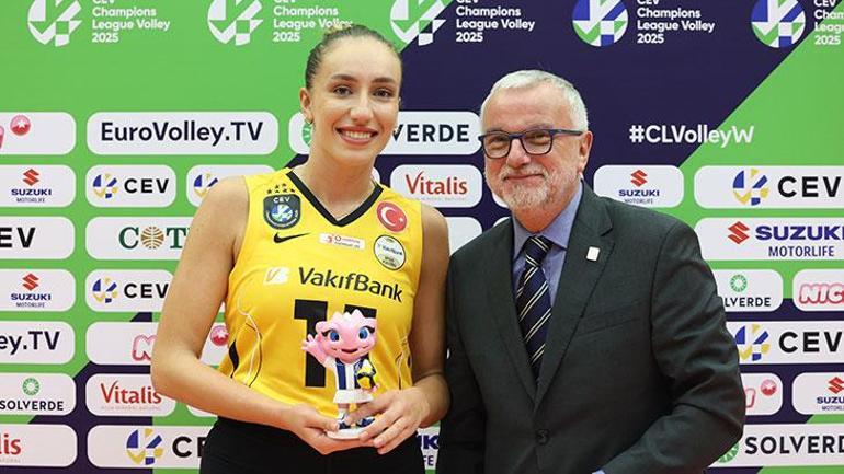 CEV Şampiyonlar Liginde VakıfBank, Portoyu devirdi Sıla Çalışkan yıldızlaştı