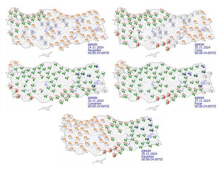 Meteoroloji’den yeni uyarı Sağanak, kar ve karla karışık yağmur alarmı