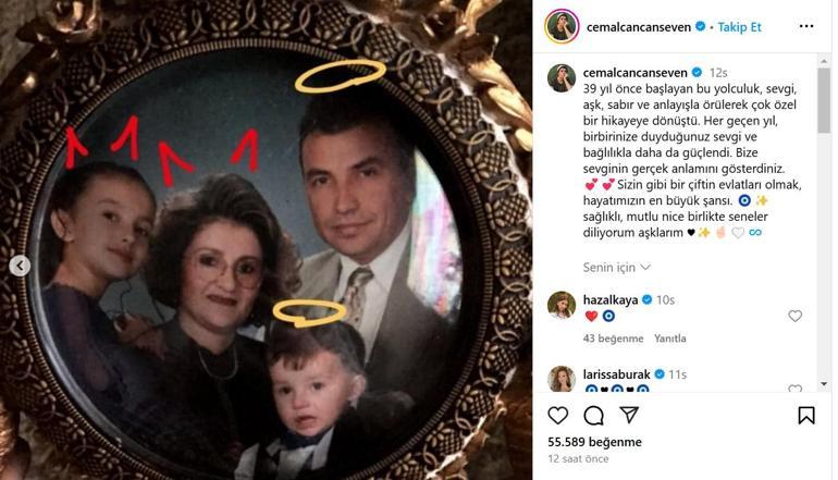 Fenomen Cemal Can Cansevenin çocukluk fotoğrafına bakın Aile karesini paylaştı