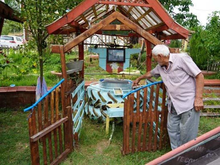 Emekli marangoz eski evi hayalindeki çiftliğe dönüştürdü: Dedem en büyük ustalardan biri