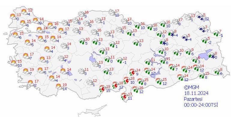 Meteoroloji hava durumu uyarısı için tarih verdi: Kar, sağanak, fırtına 10 gün sürecek