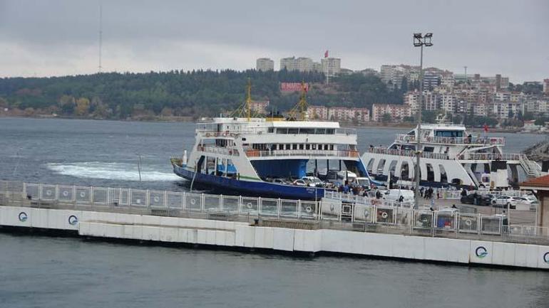 Gökçeada ve Bozcaadaya yarın feribot seferi yapılamayacak