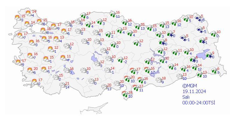 Hava durumu için 8 ile uyarı Meteoroloji açıkladı: Kar, sağanak, fırtına... Kuvvetli geliyor