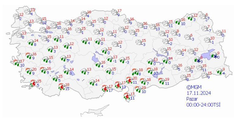 Hava durumu için 8 ile uyarı Meteoroloji açıkladı: Kar, sağanak, fırtına... Kuvvetli geliyor