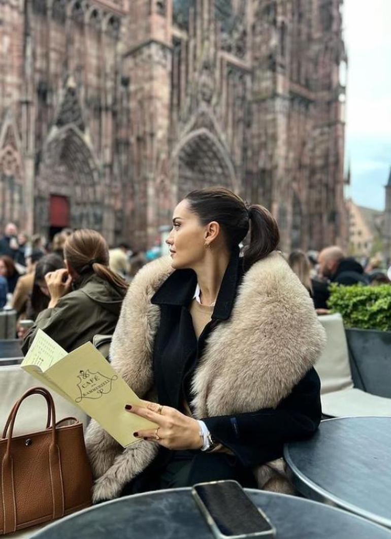 Fahriye Evcenin giydiği kürk gerçek mi Eşi Burak Özçivit son noktayı koydu