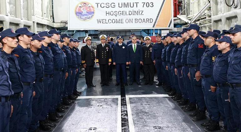 Bakan Yerlikaya TCSG Umut Gemisini ziyaret etti