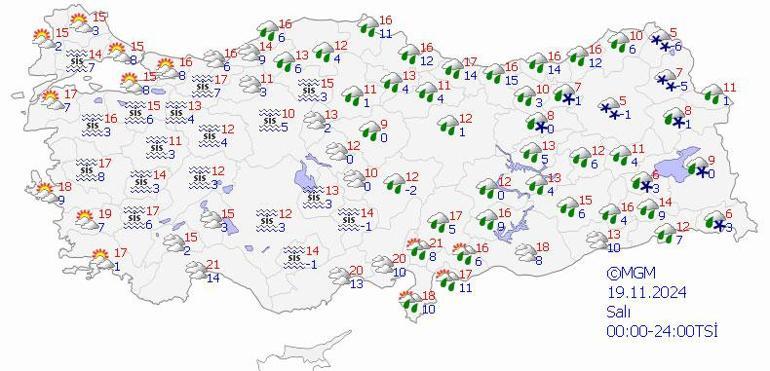 Lapa lapa kar yağdı, kent beyaza büründü Meteorolojiden uyarı, yeni harita paylaşıldı