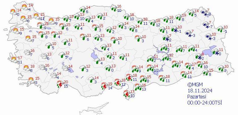 Lapa lapa kar yağdı, kent beyaza büründü Meteorolojiden uyarı, yeni harita paylaşıldı